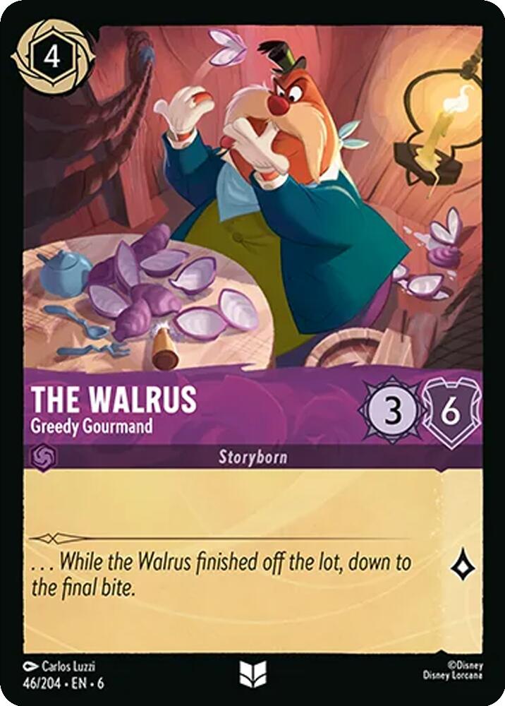 The Walrus - Greedy Gourmand (46/204) [Azurite Sea] | Gamers Paradise