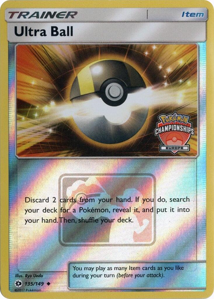 Ultra Ball (135/149) (Europe Championships) [League & Championship Cards] | Gamers Paradise