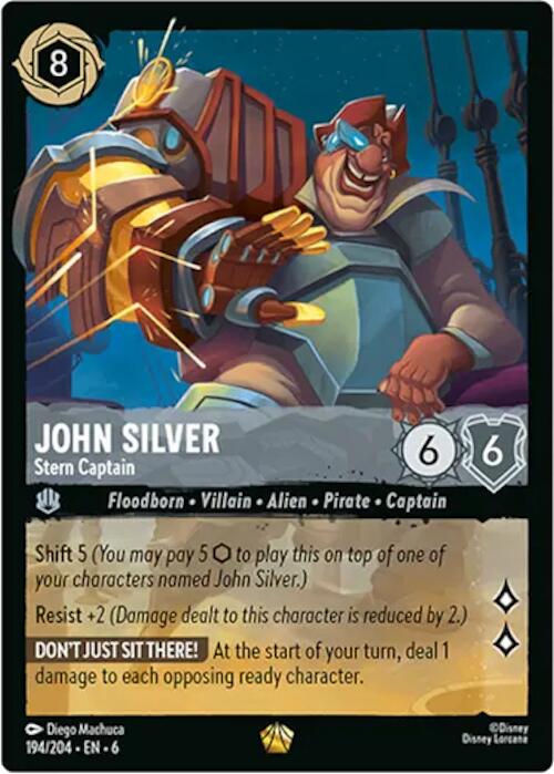 John Silver - Stern Captain (194/204) [Azurite Sea] | Gamers Paradise