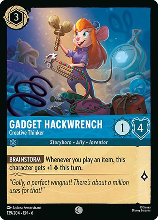 Gadget Hackwrench - Creative Thinker (139/204) [Azurite Sea] | Gamers Paradise
