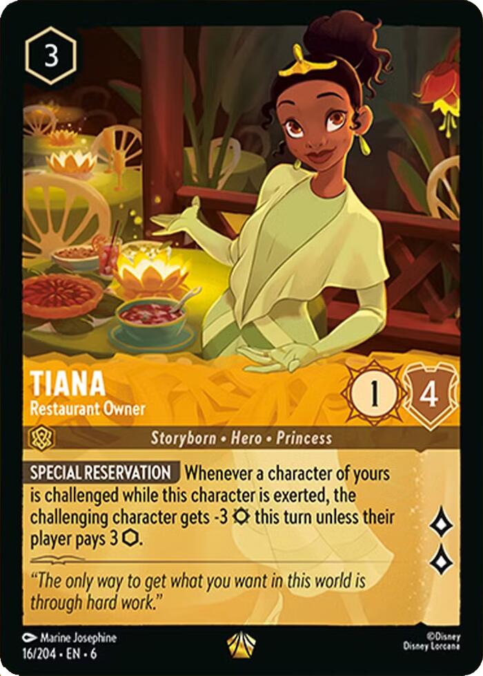 Tiana - Restaurant Owner (16/204) [Azurite Sea] | Gamers Paradise