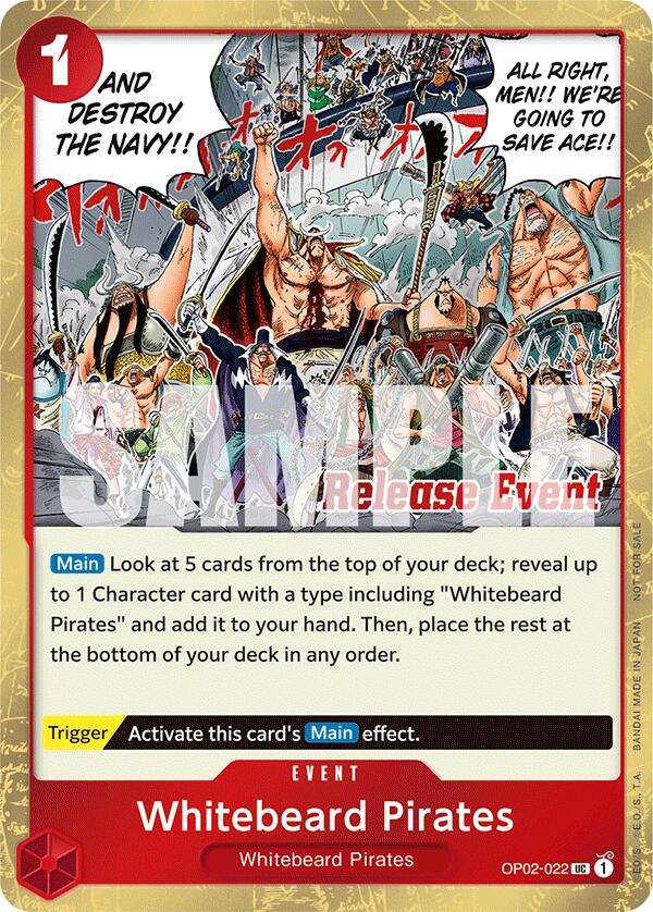 Whitebeard Pirates (ST15 - ST20 Release Event Winner Pack) [One Piece Promotion Cards] | Gamers Paradise