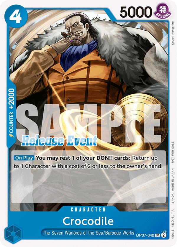 Crocodile (ST15 - ST20 Release Event Pack) [One Piece Promotion Cards] | Gamers Paradise