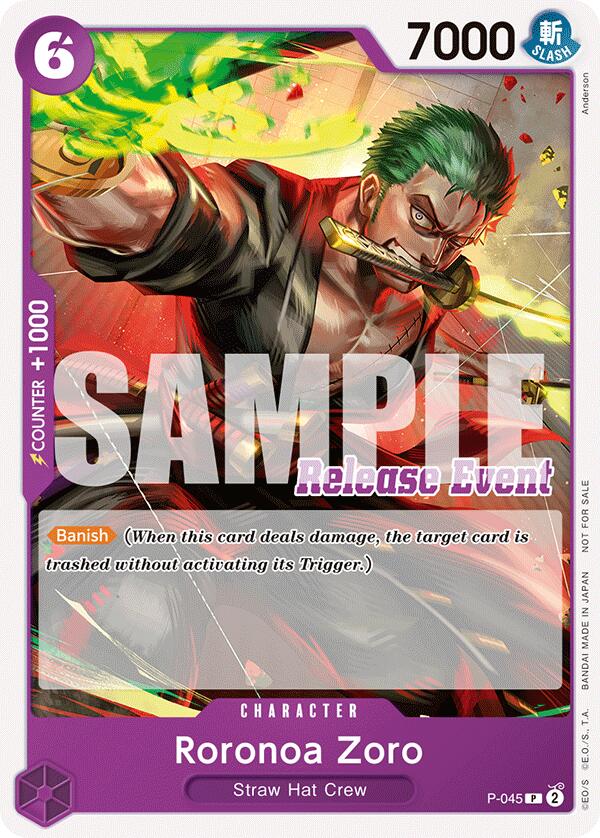 Roronoa Zoro (ST15 - ST20 Release Event Pack) [One Piece Promotion Cards] | Gamers Paradise