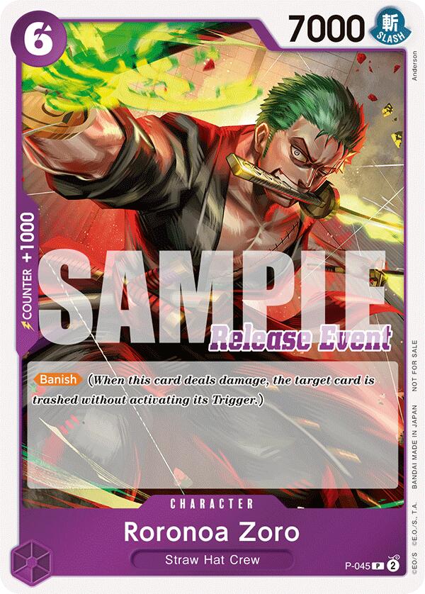 Roronoa Zoro (ST15 - ST20 Release Event Winner Pack) [One Piece Promotion Cards] | Gamers Paradise