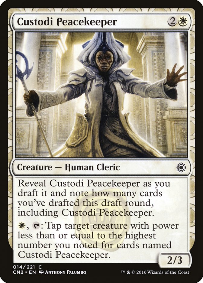 Custodi Peacekeeper [Conspiracy: Take the Crown] | Gamers Paradise