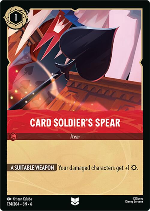 Card Soldier's Spear (134/204) [Azurite Sea] | Gamers Paradise