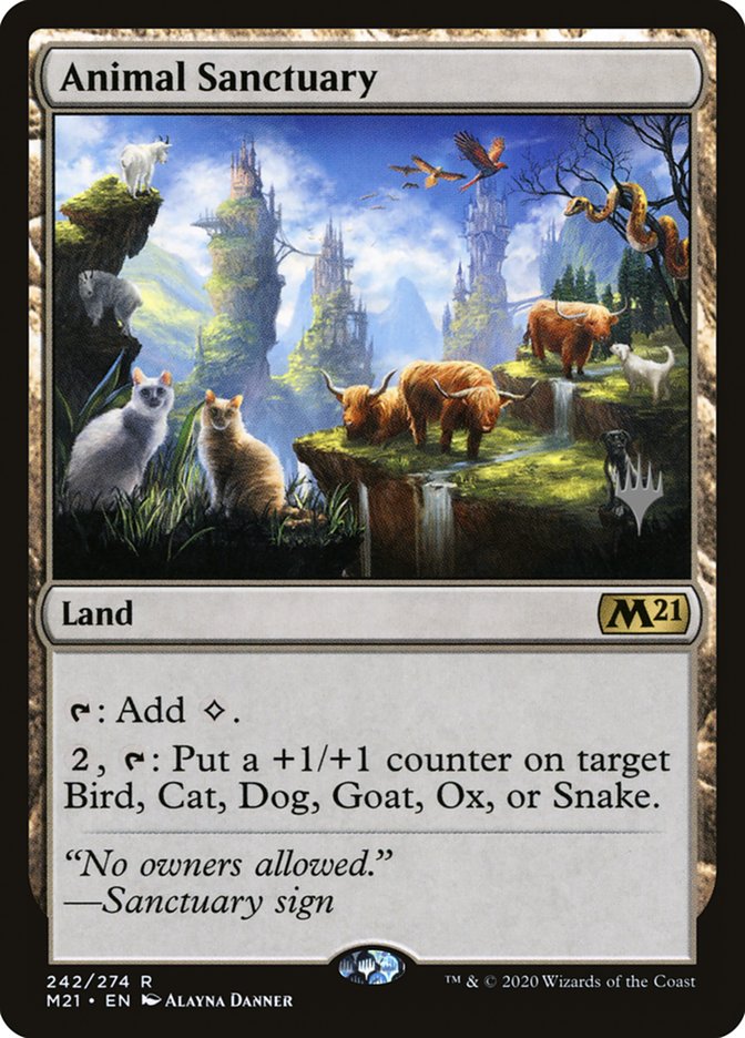 Animal Sanctuary (Promo Pack) [Core Set 2021 Promos] | Gamers Paradise