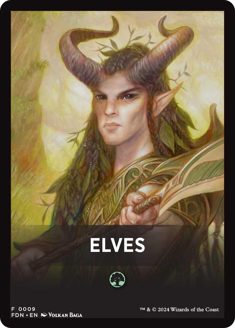 Elves Theme Card [Foundations Tokens] | Gamers Paradise