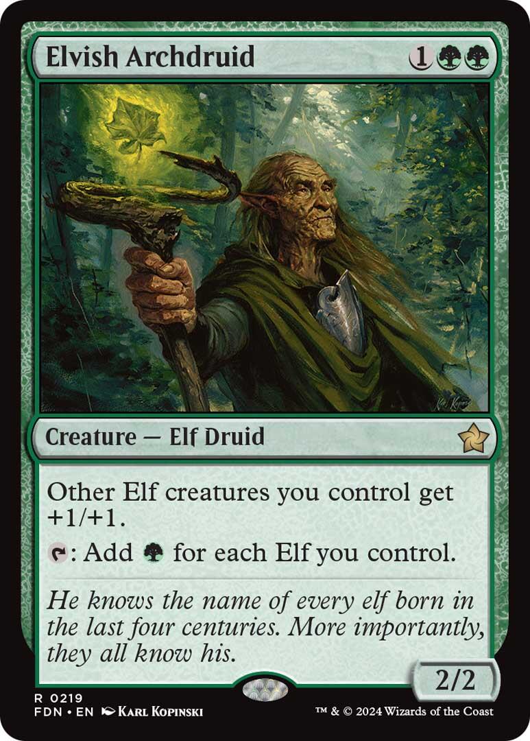 Elvish Archdruid [Foundations] | Gamers Paradise