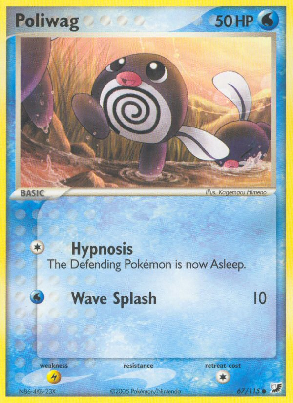 Poliwag (67/115) [EX: Unseen Forces] | Gamers Paradise