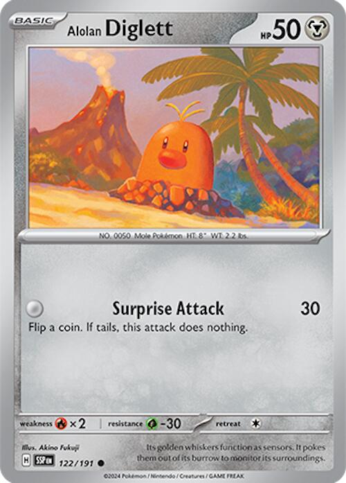 Alolan Diglett (122/191) [Scarlet & Violet: Surging Sparks] | Gamers Paradise