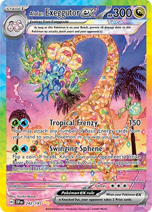 Alolan Exeggutor ex (242/191) [Scarlet & Violet: Surging Sparks] | Gamers Paradise