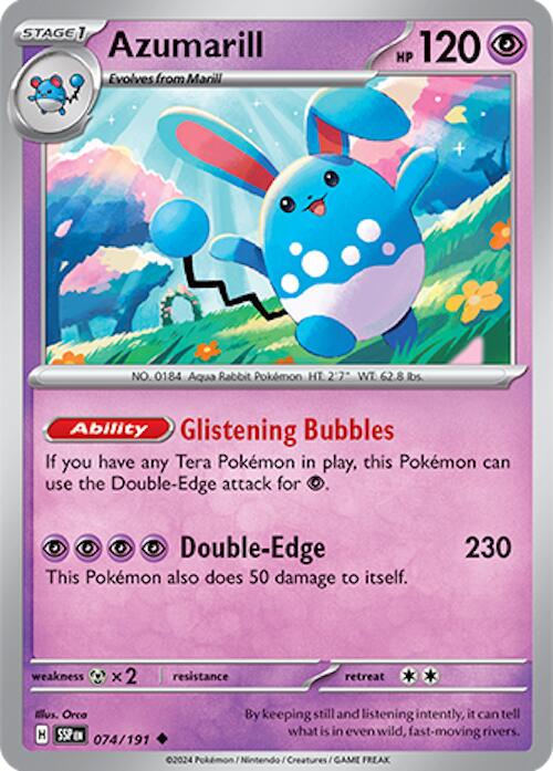 Azumarill (074/191) [Scarlet & Violet: Surging Sparks] | Gamers Paradise