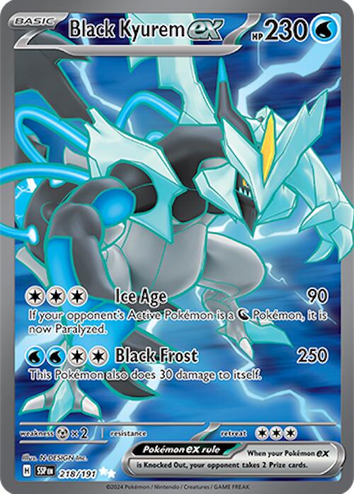 Black Kyurem ex (218/191) [Scarlet & Violet: Surging Sparks] | Gamers Paradise