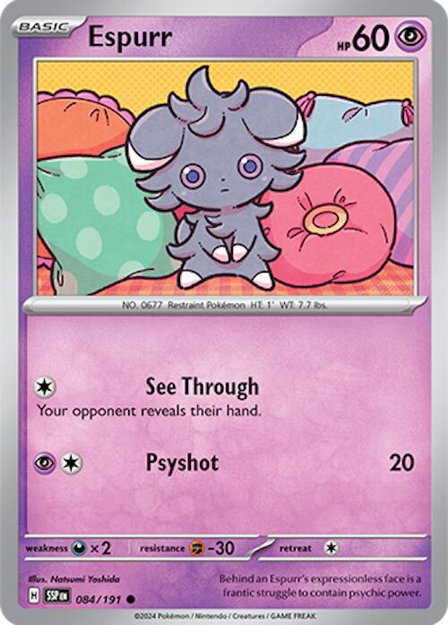 Espurr (084/191) [Scarlet & Violet: Surging Sparks] | Gamers Paradise