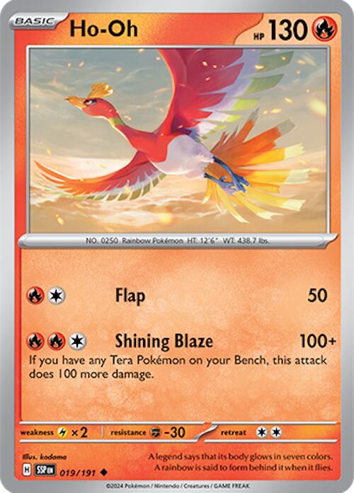 Ho-Oh (019/191) [Scarlet & Violet: Surging Sparks] | Gamers Paradise