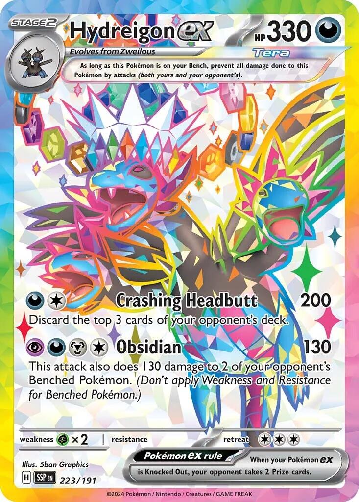 Hydreigon ex (223/191) [Scarlet & Violet: Surging Sparks] | Gamers Paradise