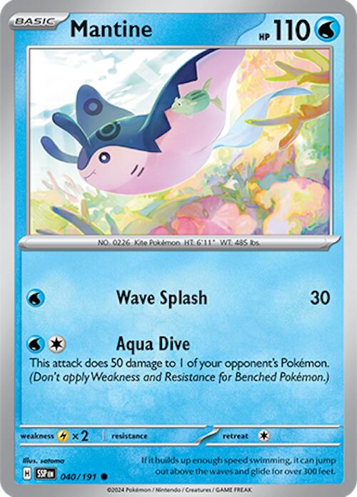 Mantine (040/191) [Scarlet & Violet: Surging Sparks] | Gamers Paradise