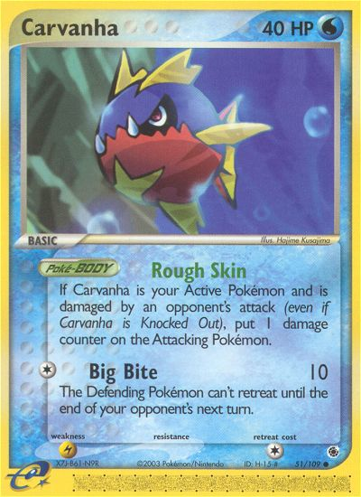 Carvanha (51/109) [EX: Ruby & Sapphire] | Gamers Paradise