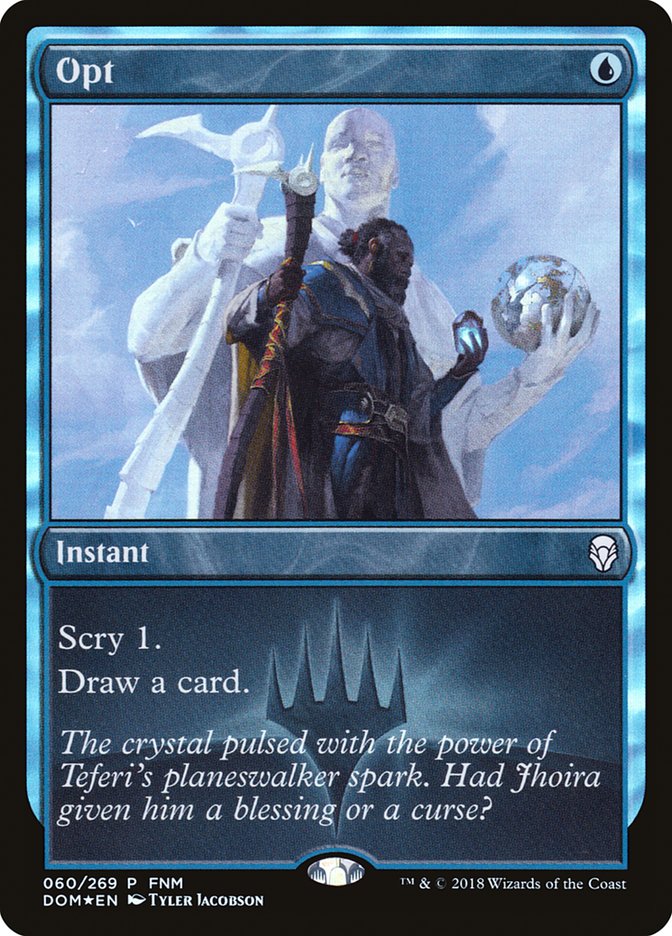 Opt (FNM) [Dominaria Promos] | Gamers Paradise