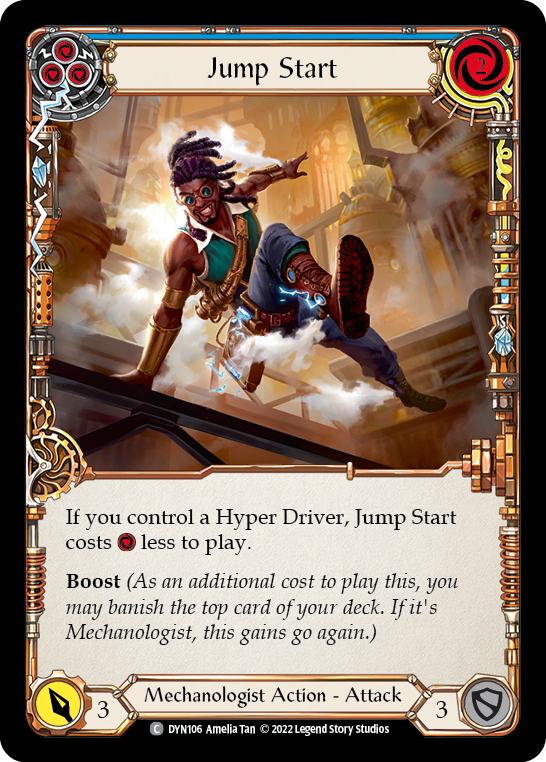 Jump Start (Blue) [DYN106] (Dynasty)  Rainbow Foil | Gamers Paradise