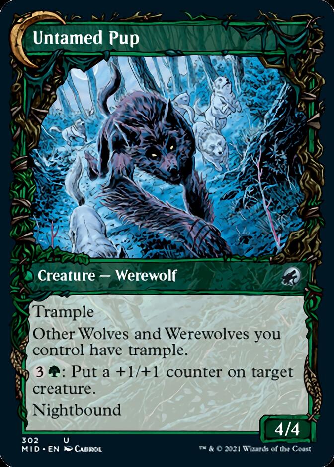 Hound Tamer // Untamed Pup (Showcase Equinox) [Innistrad: Midnight Hunt] | Gamers Paradise