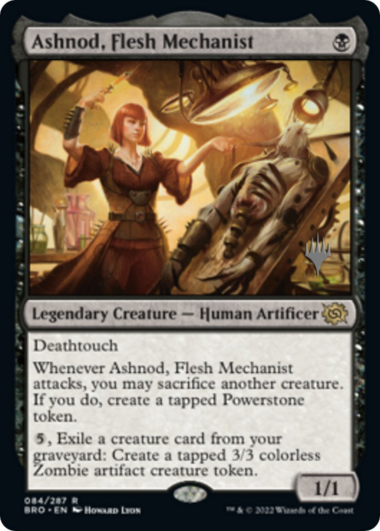 Ashnod, Flesh Mechanist (Promo Pack) [The Brothers' War Promos] | Gamers Paradise