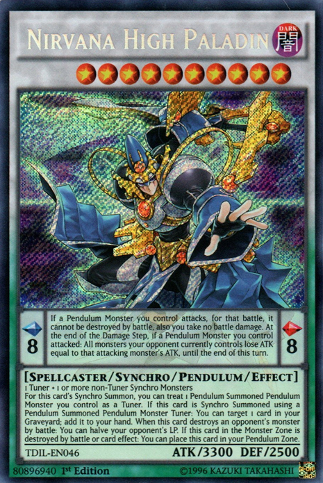 Nirvana High Paladin [TDIL-EN046] Secret Rare | Gamers Paradise