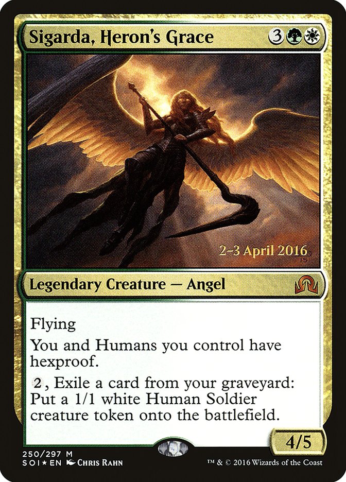 Sigarda, Heron's Grace [Shadows over Innistrad Prerelease Promos] | Gamers Paradise