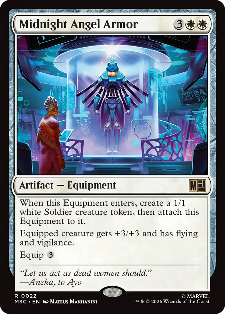 Midnight Angel Armor (Surge Foil) [Marvel Super Heroes Commander] | Gamers Paradise