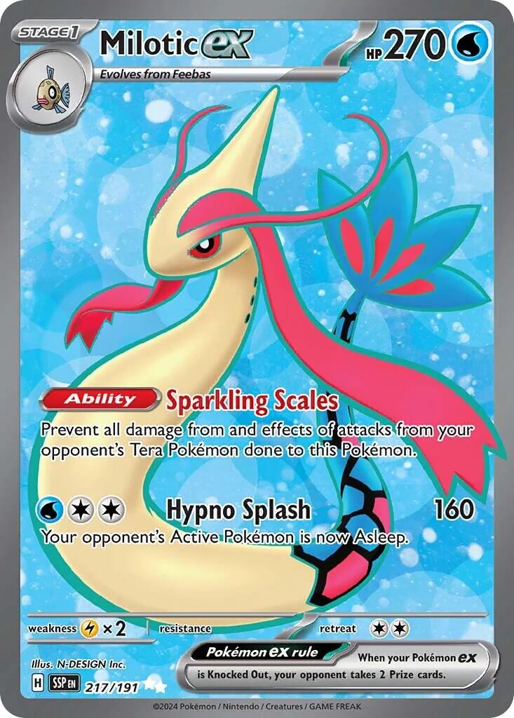 Milotic ex (217/191) [Scarlet & Violet: Surging Sparks] | Gamers Paradise