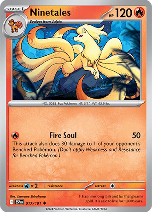 Ninetales (017/191) [Scarlet & Violet: Surging Sparks] | Gamers Paradise