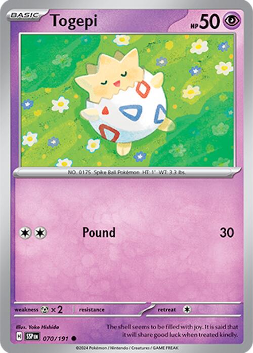 Togepi (070/191) [Scarlet & Violet: Surging Sparks] | Gamers Paradise