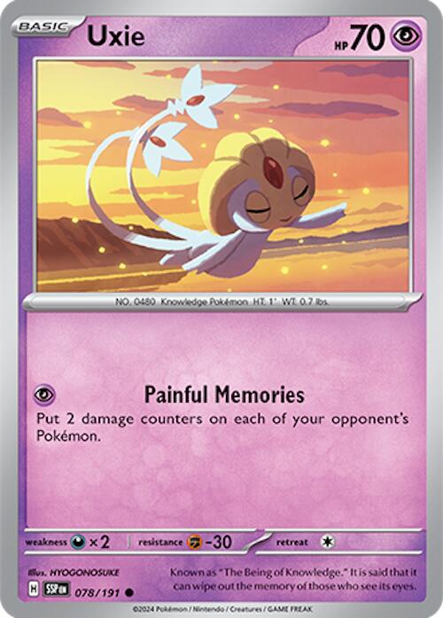 Uxie (078/191) [Scarlet & Violet: Surging Sparks] | Gamers Paradise