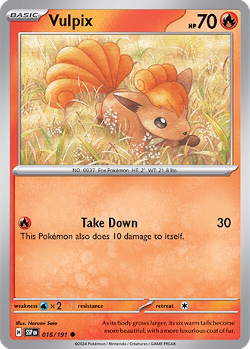 Vulpix (016/191) [Scarlet & Violet: Surging Sparks] | Gamers Paradise