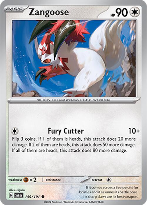 Zangoose (149/191) [Scarlet & Violet: Surging Sparks] | Gamers Paradise