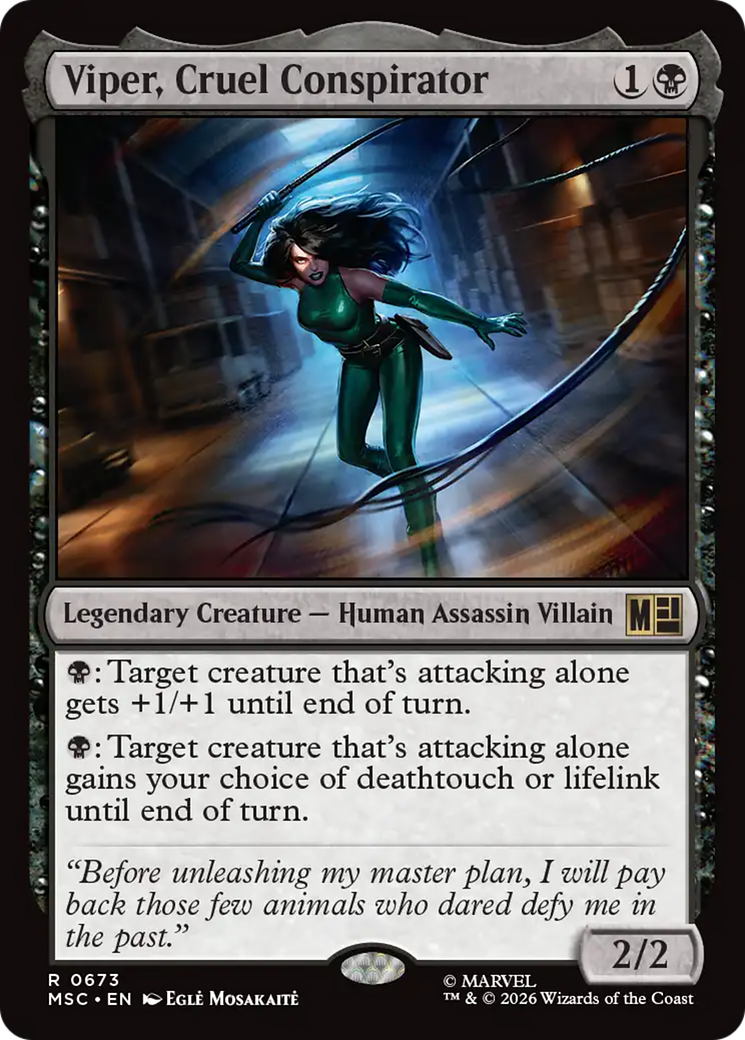 Viper, Cruel Conspirator [Marvel Super Heroes Commander] | Gamers Paradise