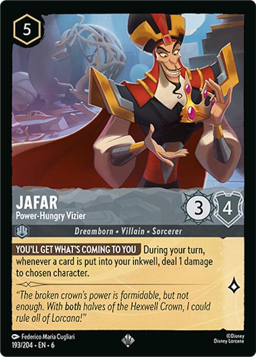 Jafar - Power-Hungry Vizier (193/204) [Azurite Sea] | Gamers Paradise