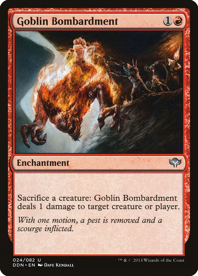 Goblin Bombardment [Duel Decks: Speed vs. Cunning] | Gamers Paradise
