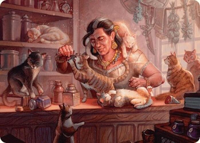 Cat Collector Art Card (1/54) [Foundations Art Series] | Gamers Paradise