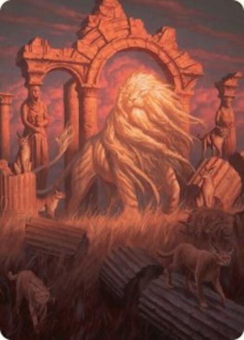 Arahbo, the First Fang Art Card (26/54) [Foundations Art Series] | Gamers Paradise