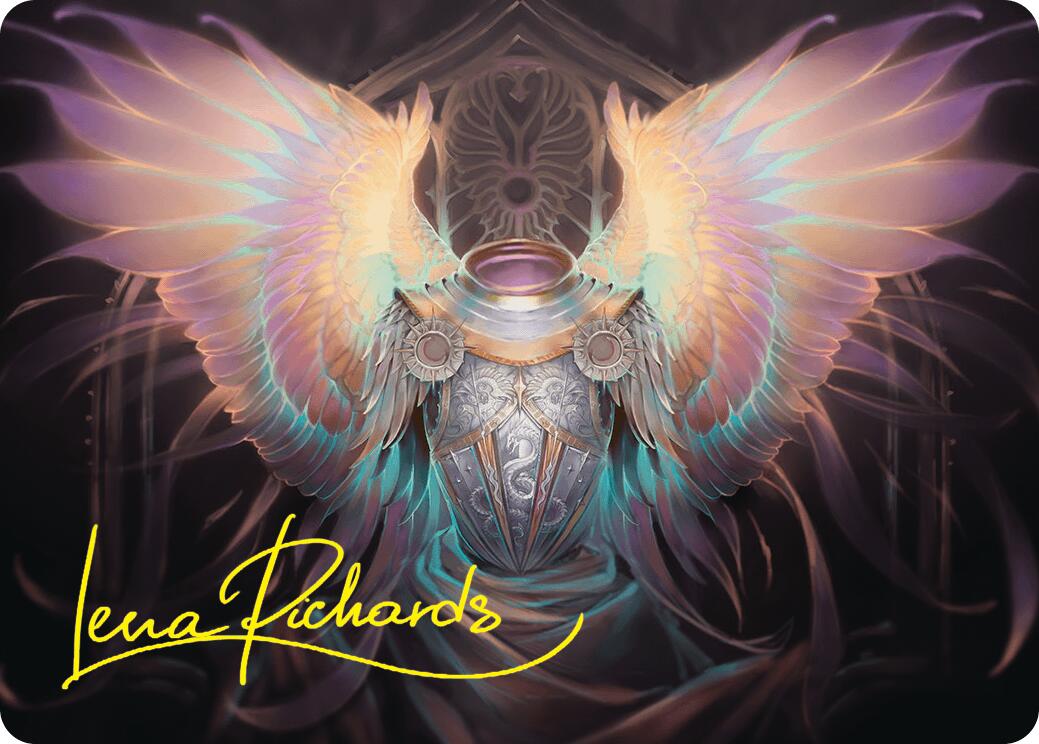 Celestial Armor Art Card (2/54) (Gold-Stamped Signature) [Foundations Art Series] | Gamers Paradise