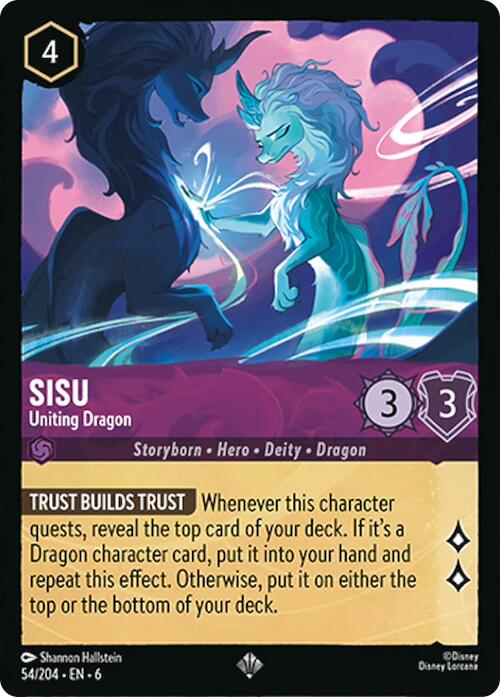 Sisu - Uniting Dragon (54/204) [Azurite Sea] | Gamers Paradise