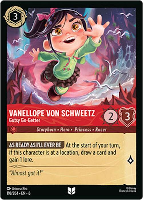 Vanellope von Schweetz - Gutsy Go-Getter (110/204) [Azurite Sea] | Gamers Paradise