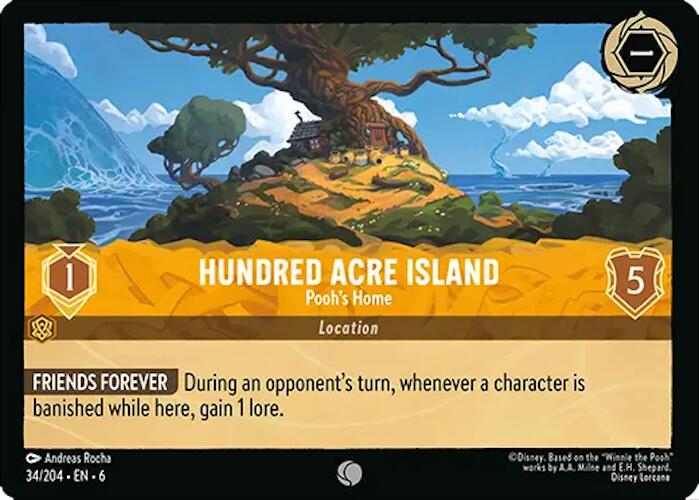 Hundred Acre Island - Pooh's Home (34/204) [Azurite Sea] | Gamers Paradise