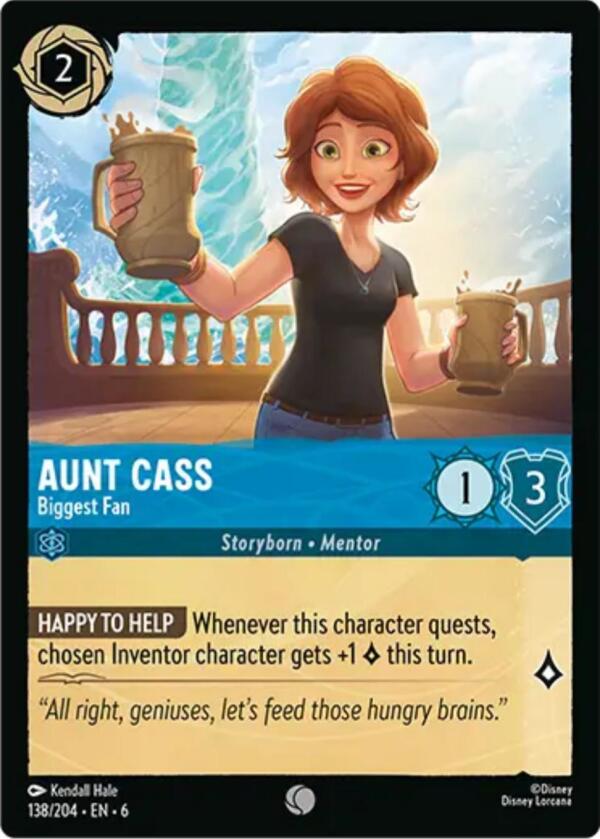 Aunt Cass - Biggest Fan (138/204) [Azurite Sea] | Gamers Paradise