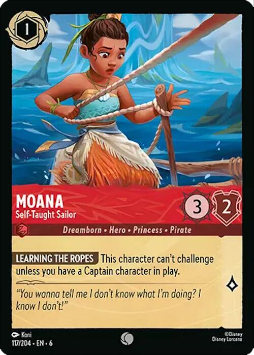 Moana - Self-Taught Sailor (117/204) [Azurite Sea] | Gamers Paradise