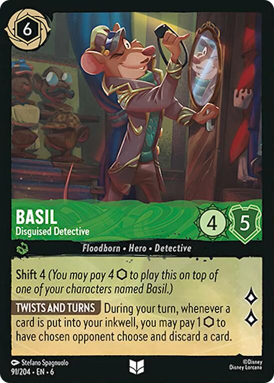 Basil - Disguised Detective (91/204) [Azurite Sea] | Gamers Paradise