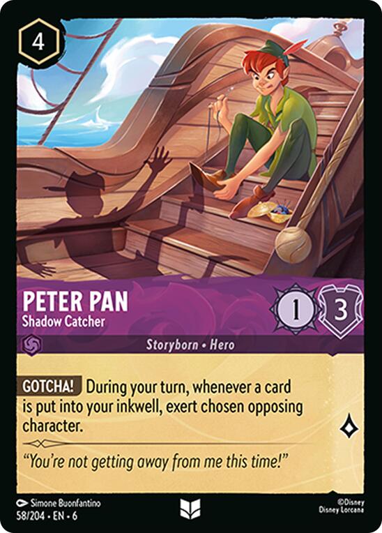 Peter Pan - Shadow Catcher (58/204) [Azurite Sea] | Gamers Paradise